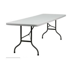 1800mm White Plastic Folding Table